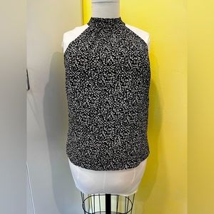 Women’s Petite Talbots Halter Blouse with Bow in Back